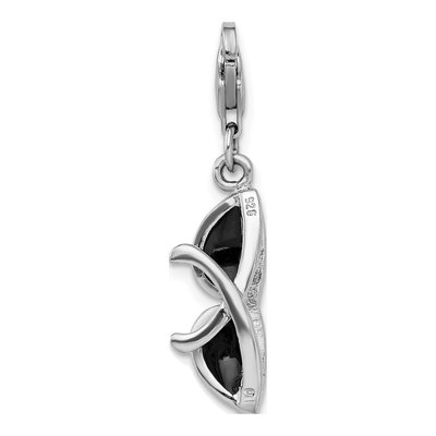 Sterling Silver Enamel Sunglass Charm – view 4