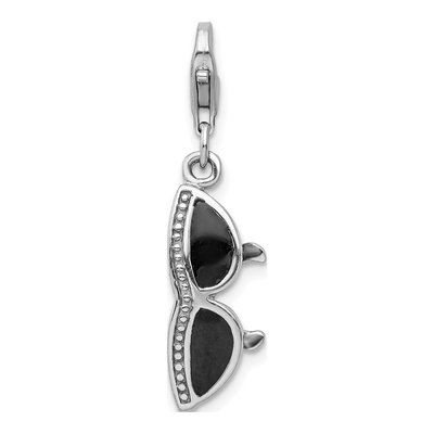 Sterling Silver Enamel Sunglass Charm
