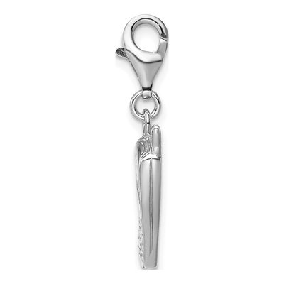Sterling Silver CZ Cell Phone Charm – view 3