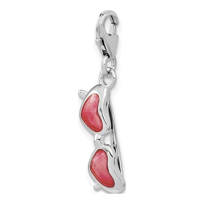 Sterling Silver Coral Sunglasses Charm – view 4
