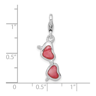 Sterling Silver Coral Sunglasses Charm – view 6