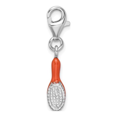 Sterling Silver Hair Brush Charm – view 3