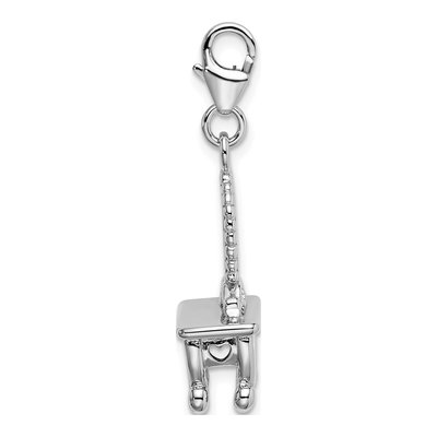 Sterling Silver Vanity Charm – view 3