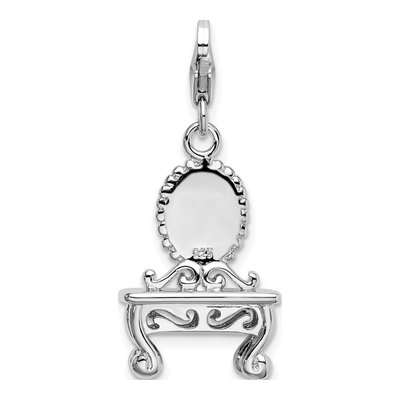 Sterling Silver Vanity Charm – view 4