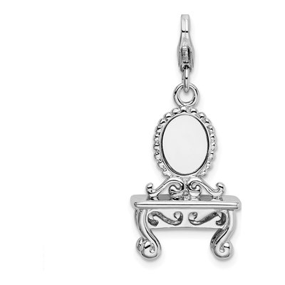 Sterling Silver Vanity Charm