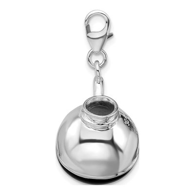 Sterling Silver Coffee Pot Charm – view 3