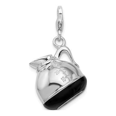 Sterling Silver Coffee Pot Charm