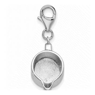 Sterling Silver Measuring Cup Charm – view 3