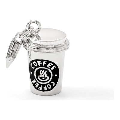 Sterling Silver Coffee Cup Charm – view 5