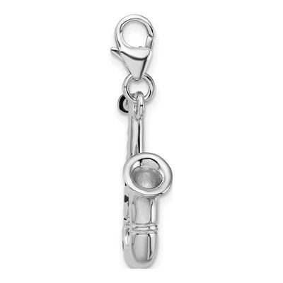 Sterling Silver Saxophone Charm – view 3