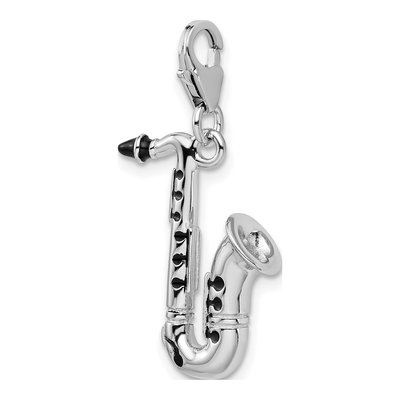 Sterling Silver Saxophone Charm – view 5
