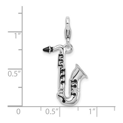Sterling Silver Saxophone Charm – view 6