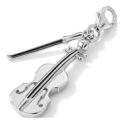 Sterling Silver 3-D Violin Charm – view 6