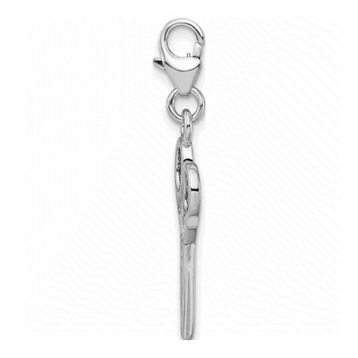 Sterling Silver 3-D Scissors Charm – view 3