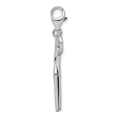 Sterling Silver Scissors Charm – view 3