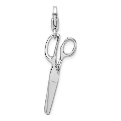 Sterling Silver Scissors Charm – view 4