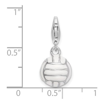 Sterling Silver Volleyball Charm – view 5