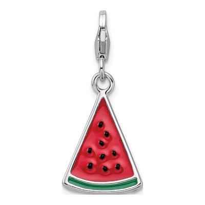 Sterling Silver Watermelon Charm – view 5
