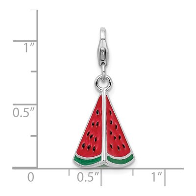 Sterling Silver Watermelon Charm – view 6