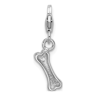 Sterling Silver Dog Bone Charm – view 4