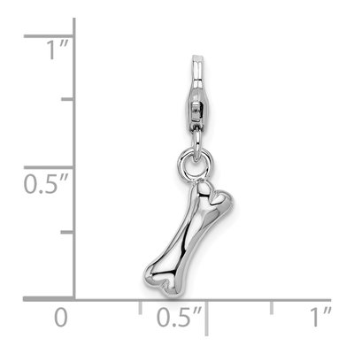 Sterling Silver Dog Bone Charm – view 5