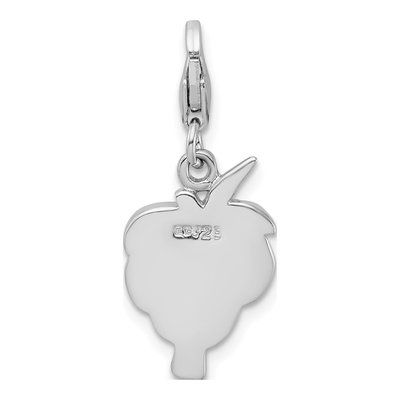 Sterling Silver Crystal Palm Tree Charm – view 5