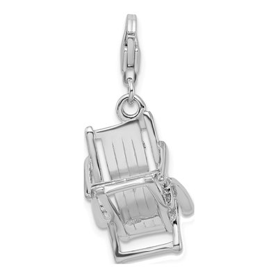 Sterling Silver Beach Chair Charm – view 5