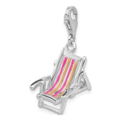 Sterling Silver Beach Chair Charm – view 6