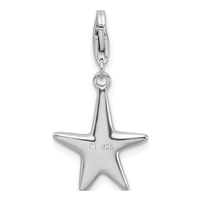 Sterling Silver Starfish Charm – view 4