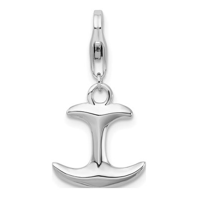Sterling Silver 3-D Anchor Charm