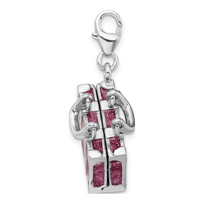 Sterling Silver Luggage Charm – view 3