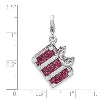 Sterling Silver Luggage Charm – view 7