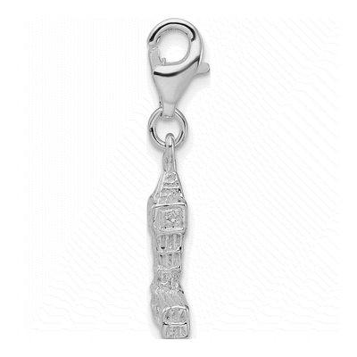 Sterling Silver Big Ben Charm – view 3