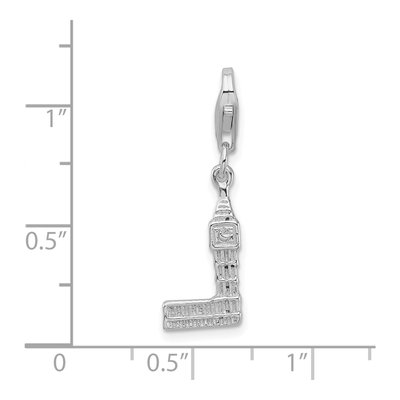Sterling Silver Big Ben Charm – view 6