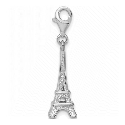 Sterling Silver Eiffel Tower Charm – view 3