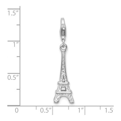 Sterling Silver Eiffel Tower Charm – view 6