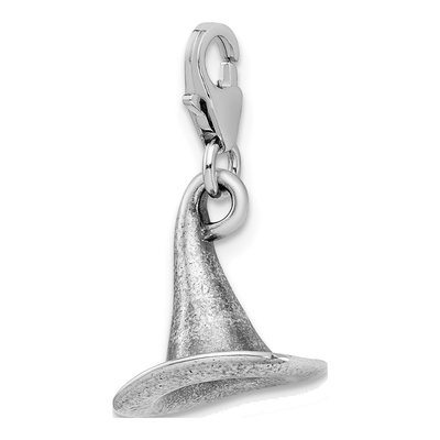 Sterling Silver 3-D Witches Hat Charm – view 5