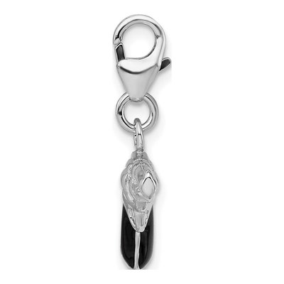 Sterling Silver 3-D Pistol Charm – view 3