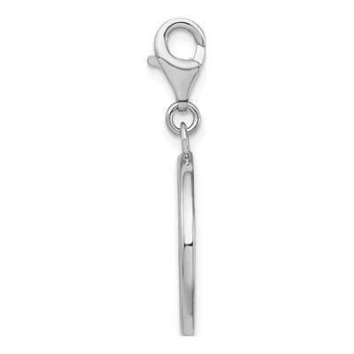 Sterling Silver Peace Sign Charm – view 3