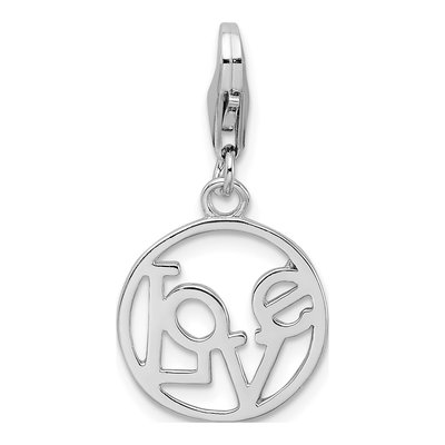 Sterling Silver LOVE Charm