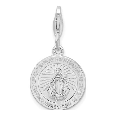 Sterling Silver Miraculous Medal Charm
