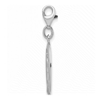 Sterling Silver Miraculous Medal Charm – view 3