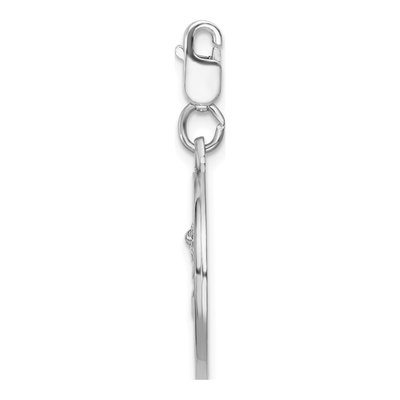 Sterling Silver Saint Michael Medal Charm – view 3