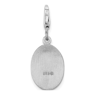 Sterling Silver Saint Christopher Medal Charm – view 4
