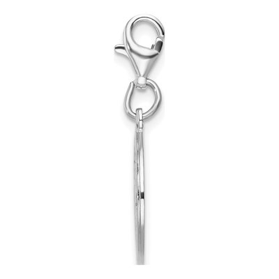 Sterling Silver Saint Christopher Medal Charm – view 3