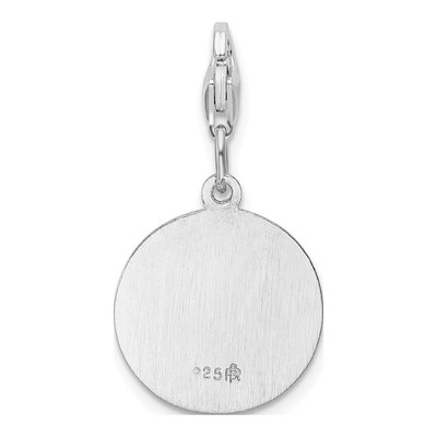 Sterling Silver Saint Christopher Medal Charm – view 4