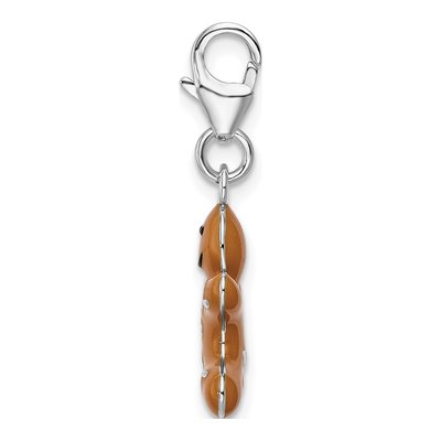 Sterling Silver Gingerbread Charm – view 3