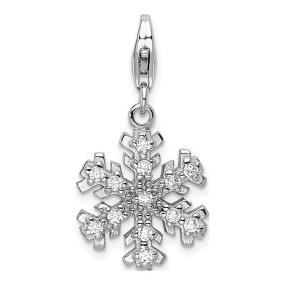 Sterling Silver Snowflake Charm
