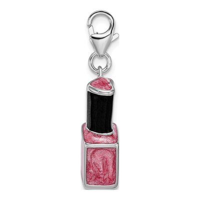 Sterling Silver Nail Polish Bottle Charm – view 4