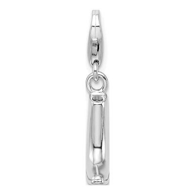 Sterling Silver Boot Charm | Amore La Vita Click-On – view 3